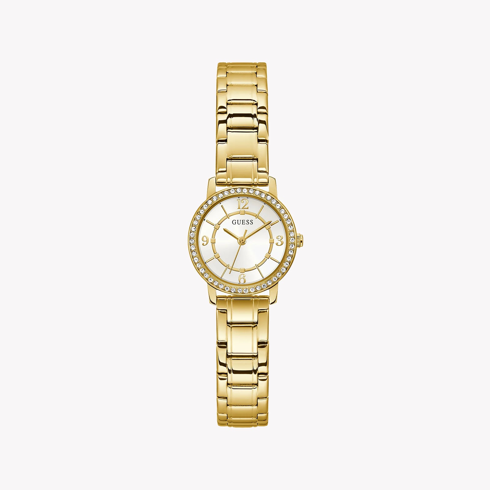 Guess Women's Gold Stainless Steel Watch, White Dial | Gw0468l2 by i-watch
