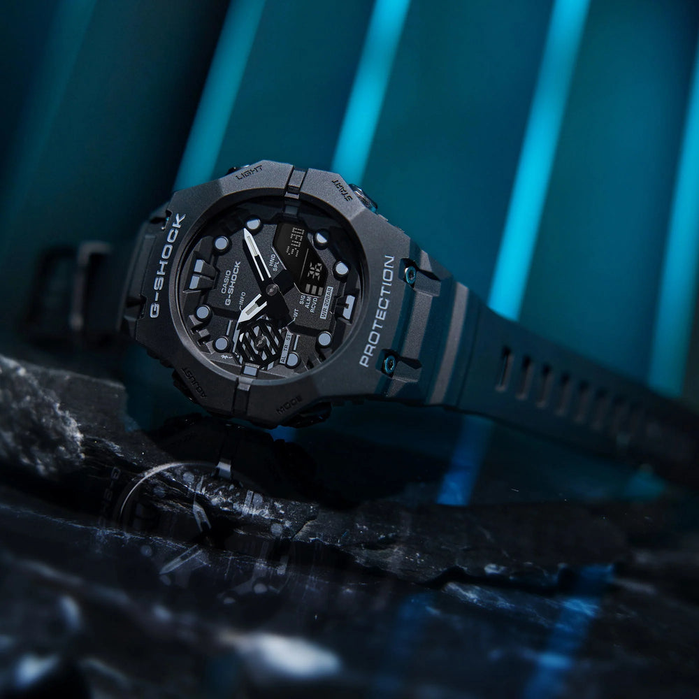 G-Shock Men's Black Resin Watch, Bold Design | Ga-B001-1adr by i-watch
