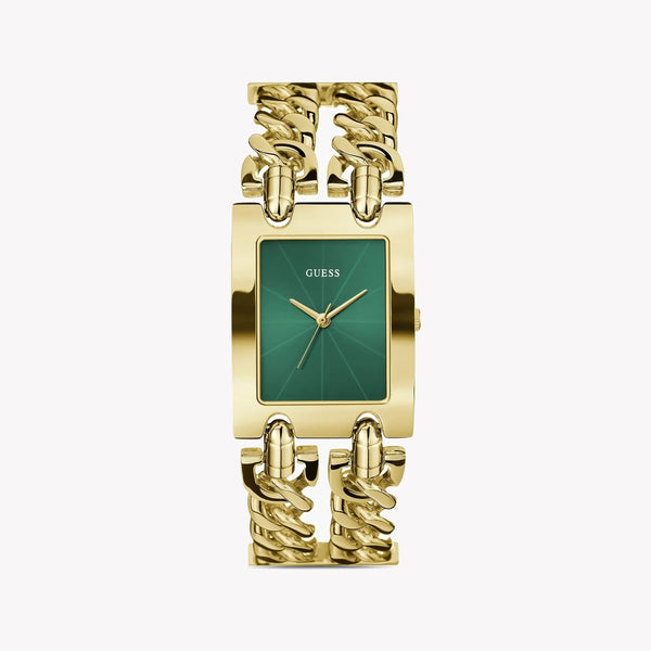 Guess Women's Gold Watch, Green Dial | Gw0740l2 by i-watch