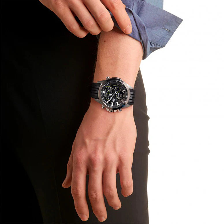 EDIFICE ECB-30P-1AEF - DYNAMIC VERSATILITY MEN'S WATCH WITH SLEEK DESIGN & PRECISION MOVEMENT-i-Watch-5