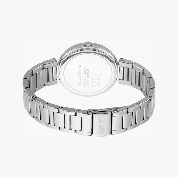 Esprit Women's Silver Stainless Steel Watch, Black Dial | Es1l100m0025 by i-watch
