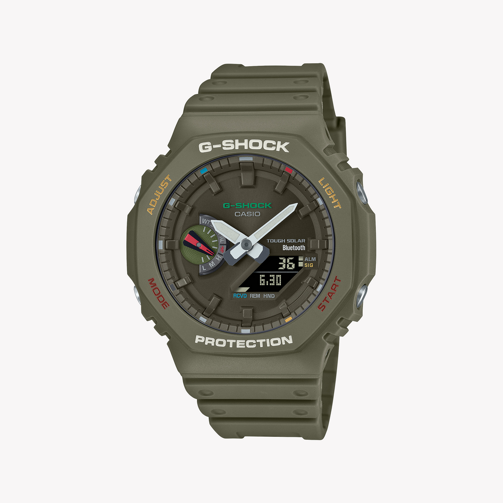 CASIO G-SHOCK GA-B2100FC-3ADR OLIVE ADVENTURER - TOUGH & STYLISH MEN'S WATCH