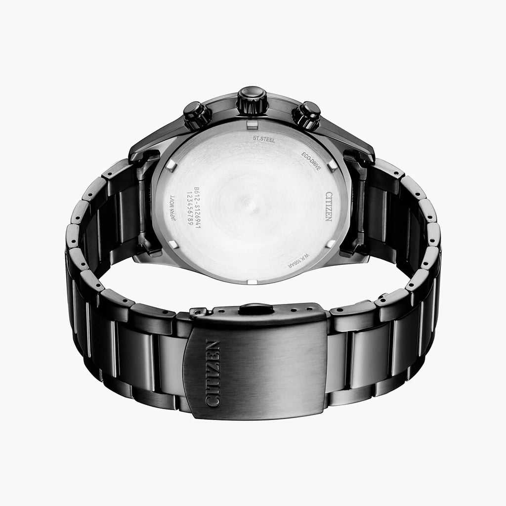 CITIZEN CA0775-87E STYLISH POWERHOUSE - MEN'S BLACK STAINLESS STEEL CHRONOGRAPH WATCH-i-Watch-3