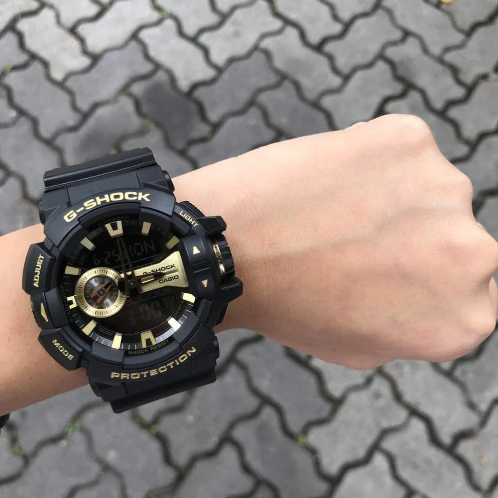 G-Shock Men's Black Resin Watch, Digital Dial | Ga-400gb-1a9 by i-watch