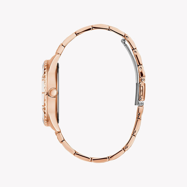Guess Women's Rose Gold Watch, White Dial | W1158l2 by i-watch