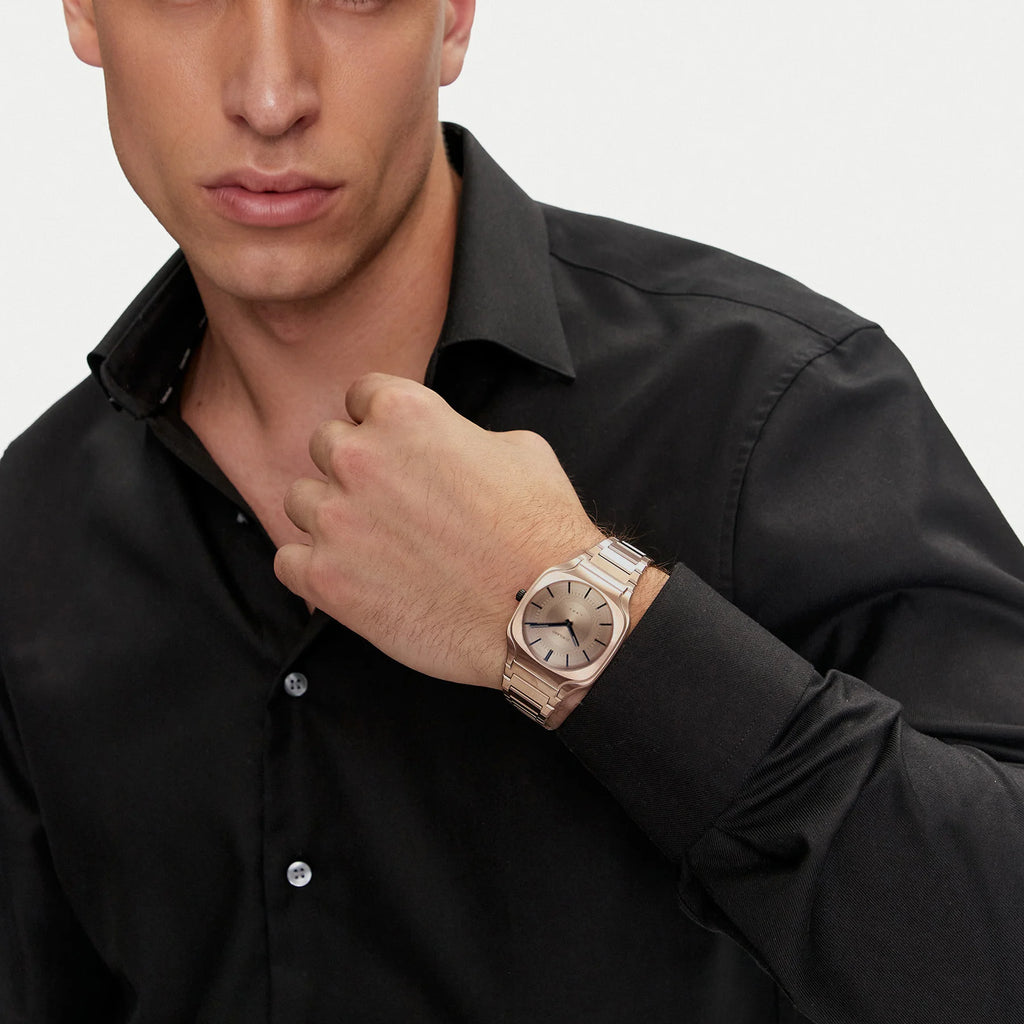 D1 MILANO D1-SQBJ04 Men's Gold Stainless Steel Watch-i-Watch-5