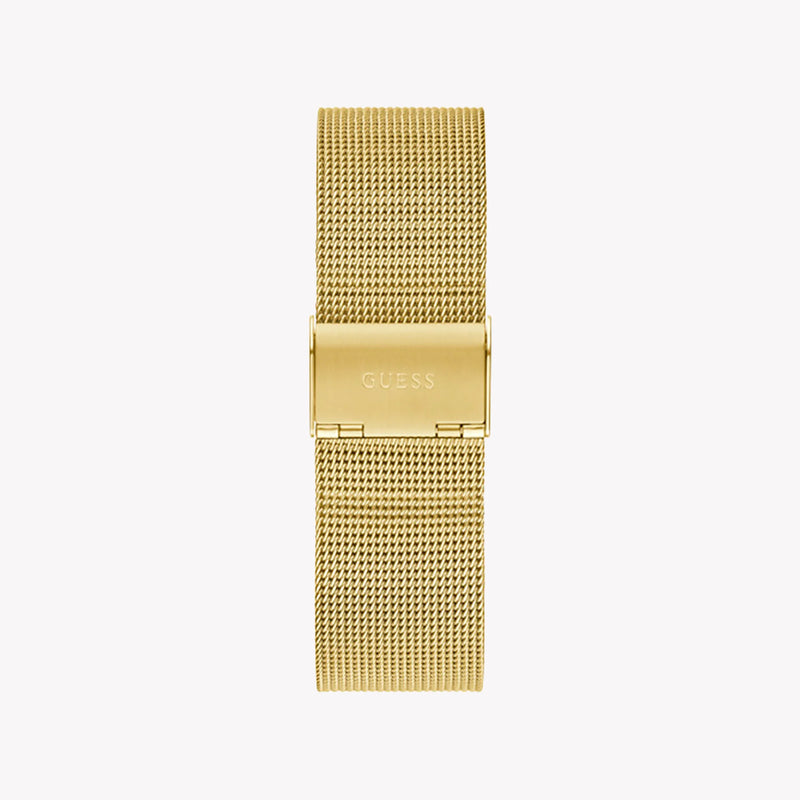 Guess Men's Gold Stainless Steel Watch, Beige Dial | Gw0336g2 by i-watch