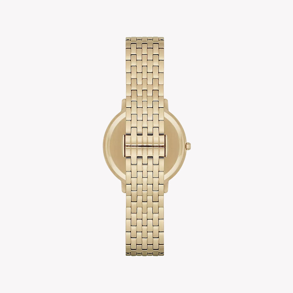 Emporio Armani Women's Gold Stainless Steel, White Dial | Ar11007 by i-watch