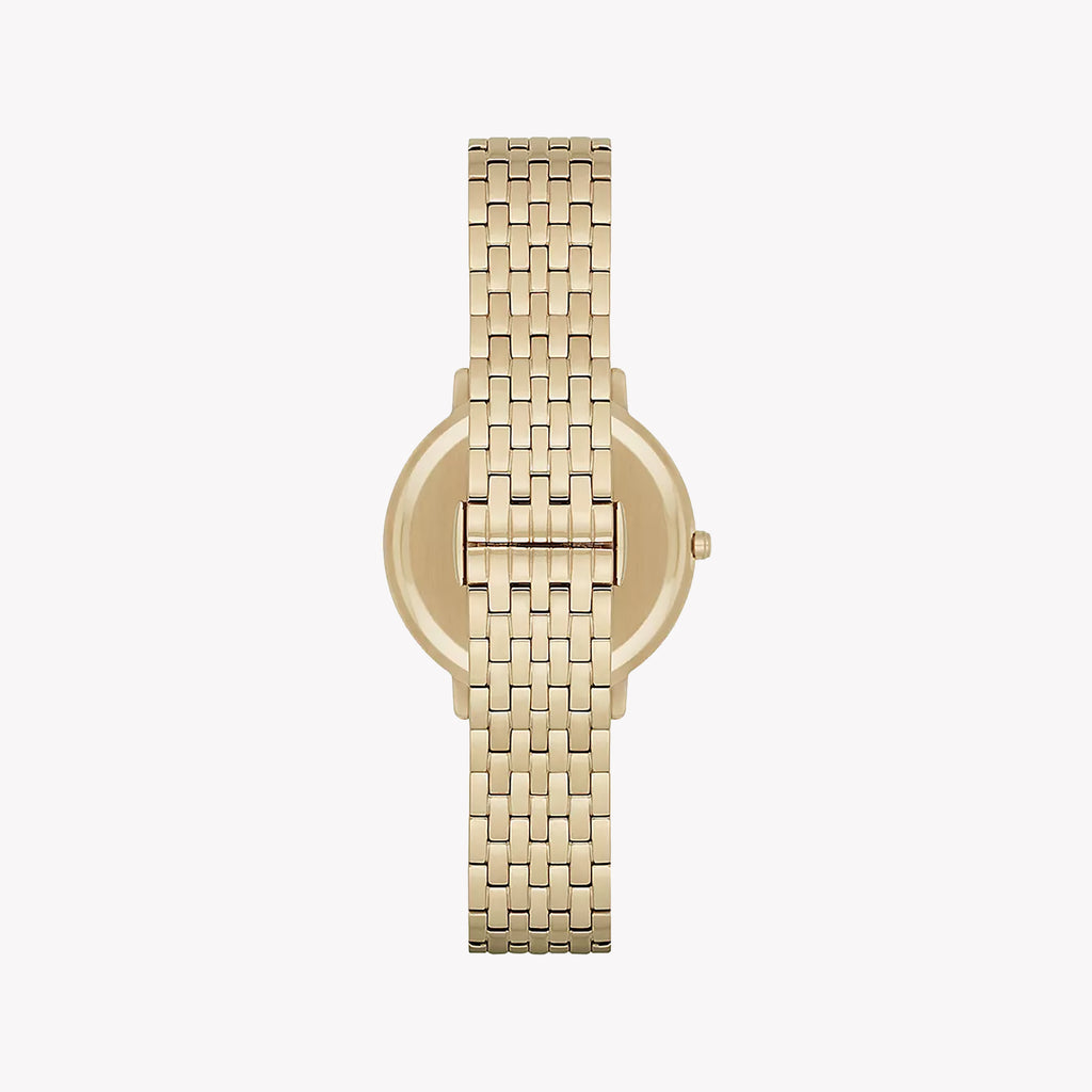 EMPORIO ARMANI AR11007 ELEGANT GOLD - TIMELESS WOMEN’S WATCH WITH WHITE DIAL AND STAINLESS STEEL BAND-i-Watch-3