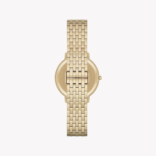 Emporio Armani Women's Gold Stainless Steel, White Dial | Ar11007 by i-watch
