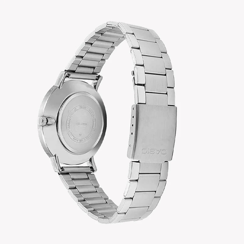 Casio Women's Silver Stainless Steel Watch, Silver Dial | Ltp-Vt01d-7b by i-watch