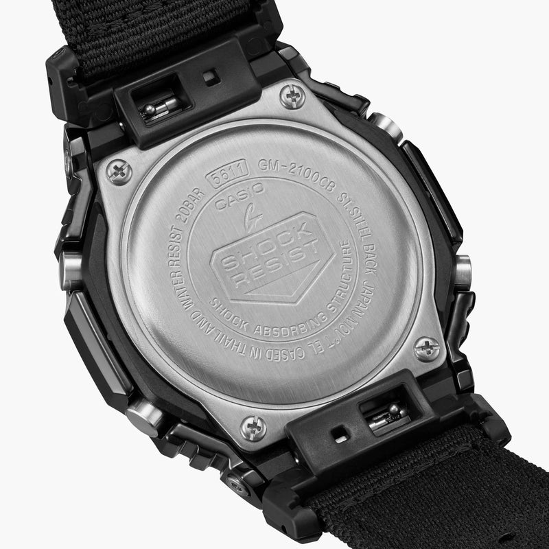 G-Shock Men's Black Stainless Steel, Black Resin | Gm-2100cb-1adr by i-watch