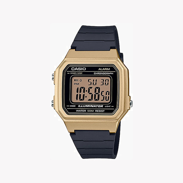 CASIO W-217HM-9AV ADVENTURE TIME - STYLISH SPORTY DIGITAL WATCH WITH GOLD ACCENTS-i-Watch-4