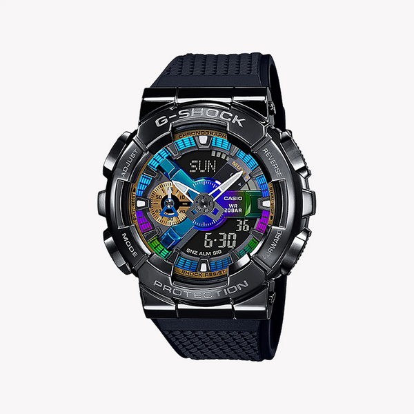 Casio G-Shock Gm-110b-1adr - Rugged Elegance Men's Watch With Black Stainless Steel & Led Functionality by i-watch