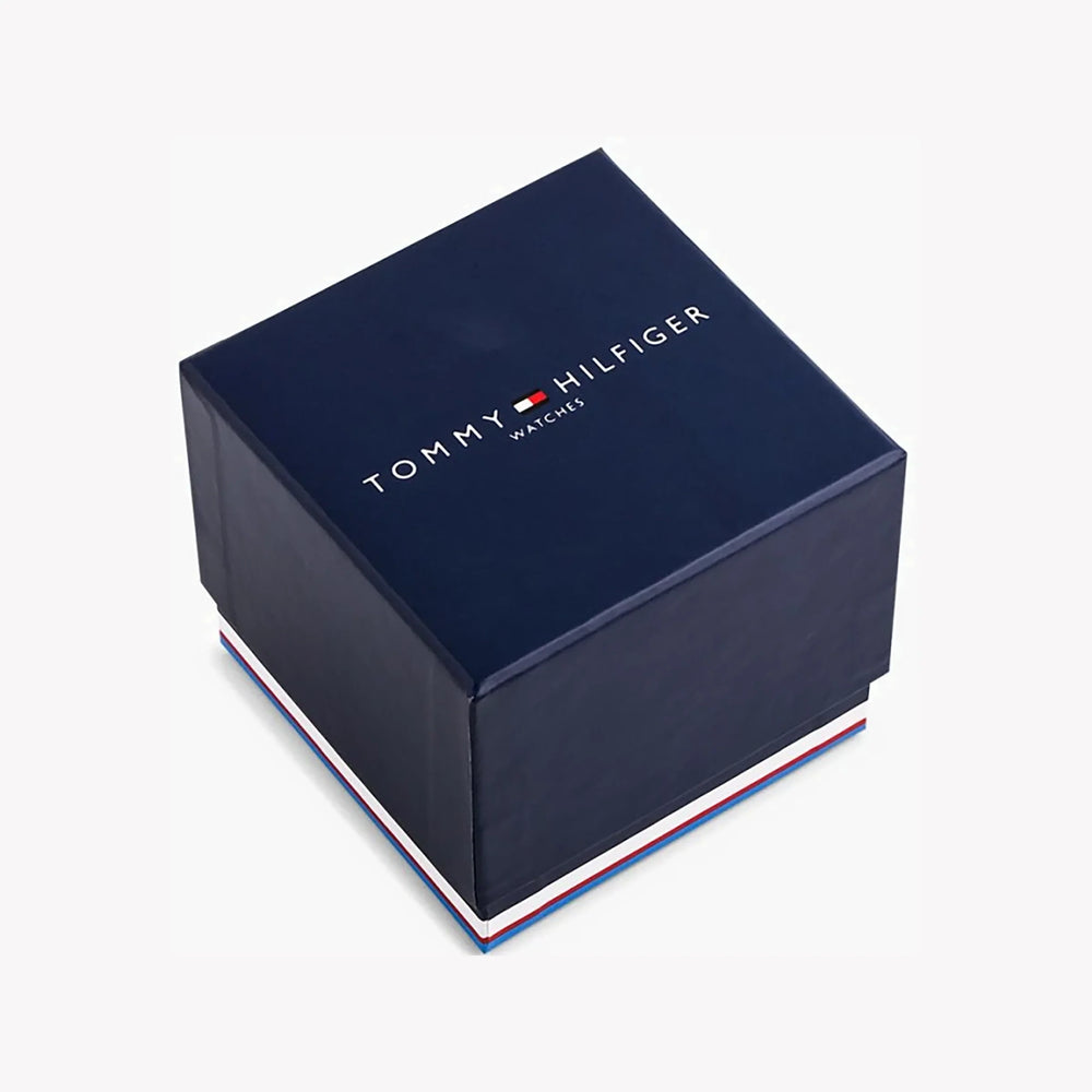 Tommy Hilfiger Men's Silver Watch, Blue Dial | Mod. Bruce 1710670 by i-watch