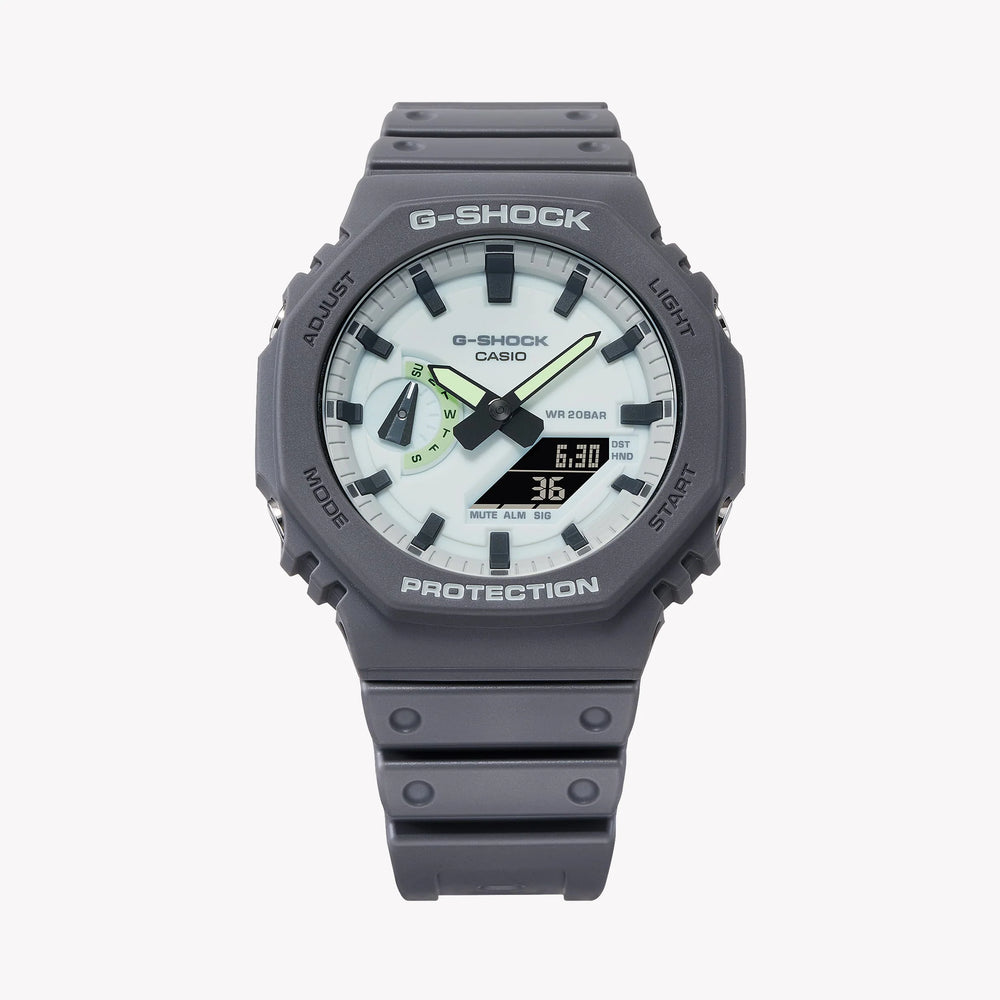 G-Shock Men's Gray Resin Watch, Gray Case & Band | Ga-2100hd-8adr by i-watch