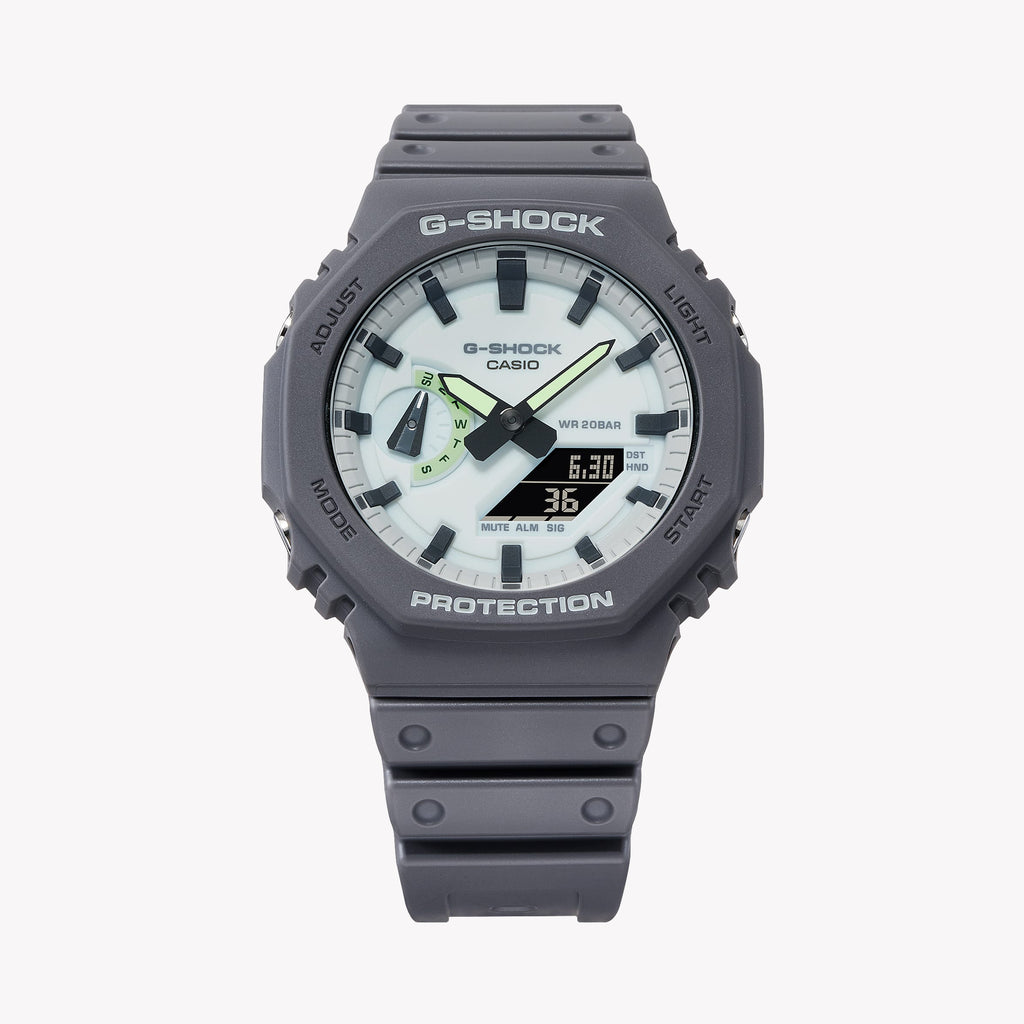 CASIO G-SHOCK GA-2100HD-8ADR OAK ADVENTURE - MONTRE POUR HOMMES EN RÉSINE GRIS