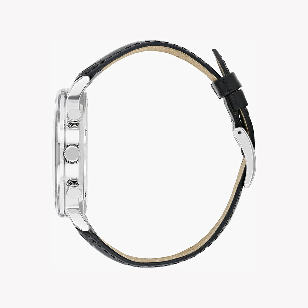 CITIZEN AN3610-12A TIME MASTER - STYLISH & RELIABLE MEN'S WATCH with multi-dial, chronograph, and leather band-i-Watch-3