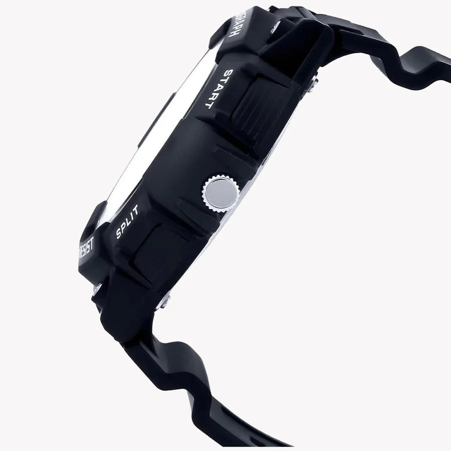 Casio Men's Black Resin Watch, Digital Dial | Mcw-200h-9avdf by i-watch