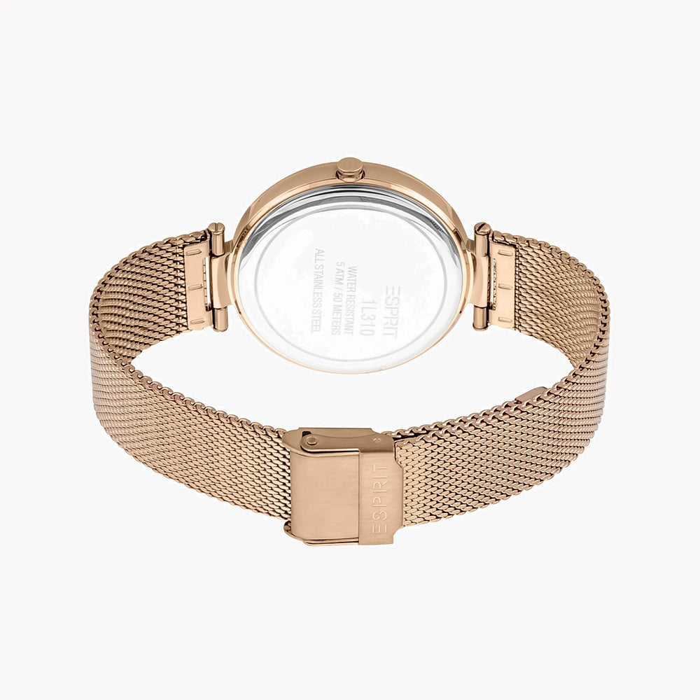 Esprit Women's Rose Gold Watch, Stainless Steel | Es1l123m0045 by i-watch