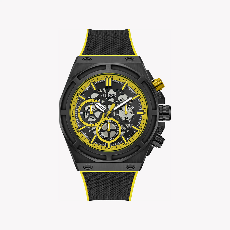 Guess Men's Black Watch, Recycled Steel | Gw0713g2 by i-watch