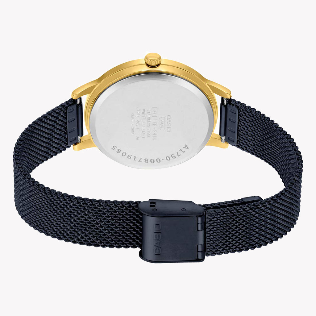 CASIO LTP-E157MGB-1BDF ELEGANT TIMEPIECE - VERSATILE GOLD & BLACK WOMEN'S WATCH-i-Watch-2