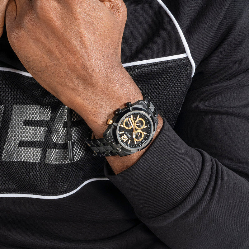 GUESS GW0714G4 BOLD BLACK ELEGANCE - MEN'S STAINLESS STEEL TIMEPIECE-i-Watch-4