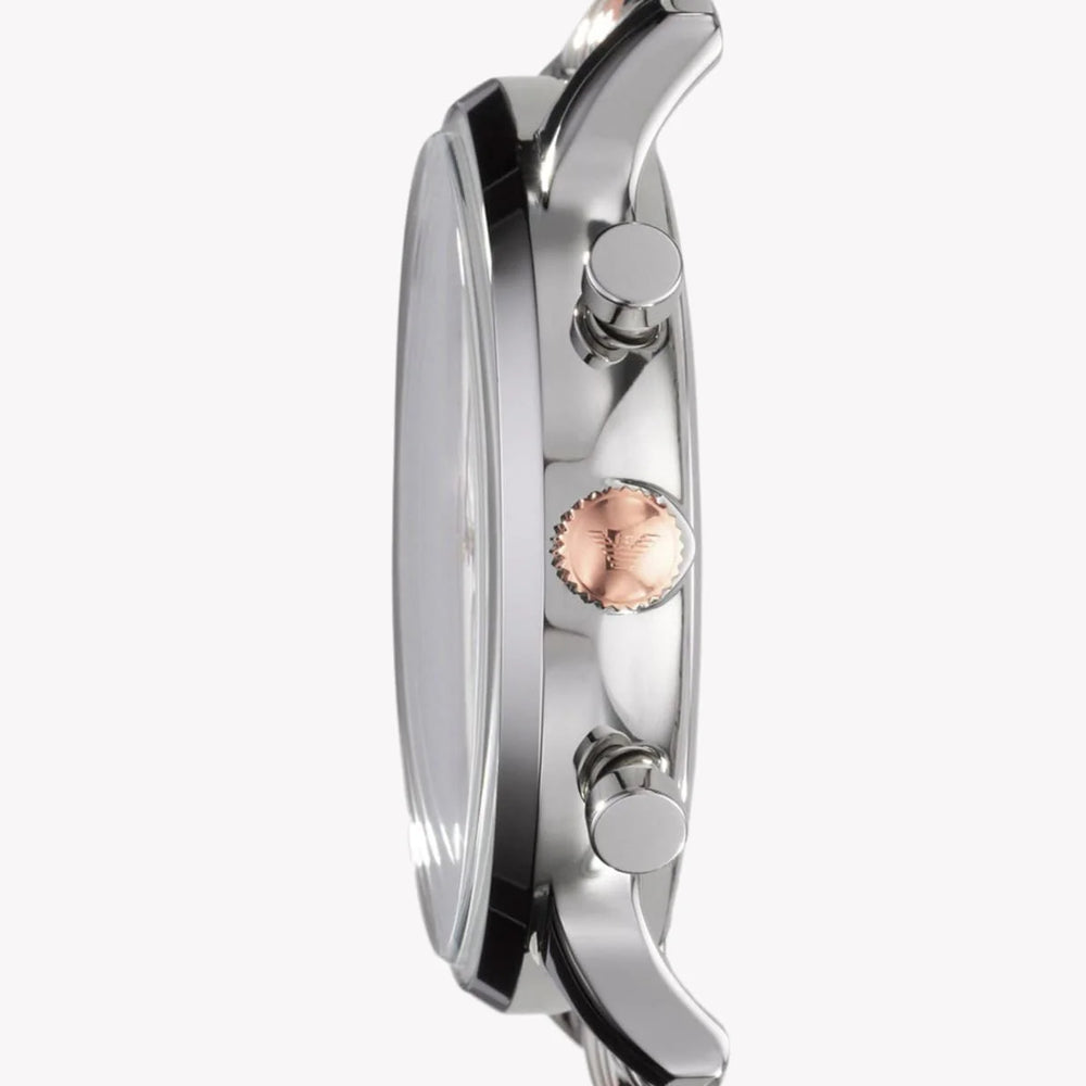 Emporio Armani Women's Silver Watch, White Dial | Ar0399 by i-watch