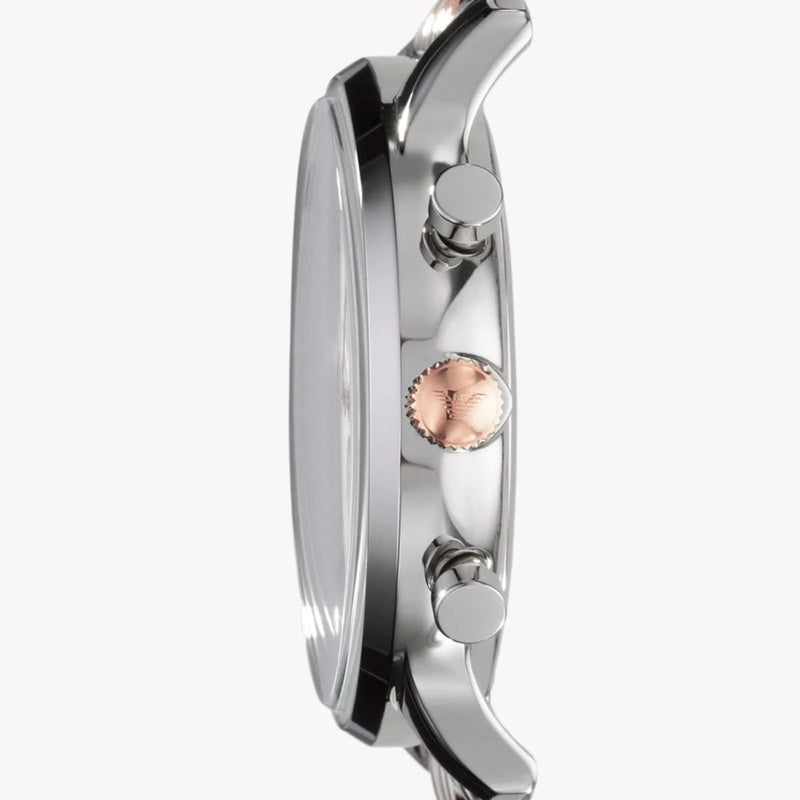 Emporio Armani Women's Silver Watch, White Dial | Ar0399 by i-watch