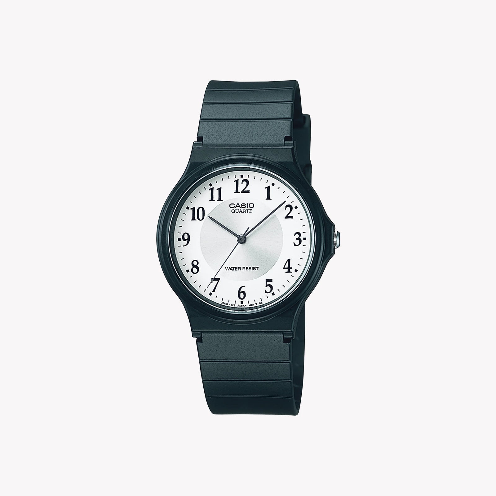 Classic Minimalism Unisex Resin Watch, Black Dial | Mq-24-7b3ldf by i-watch