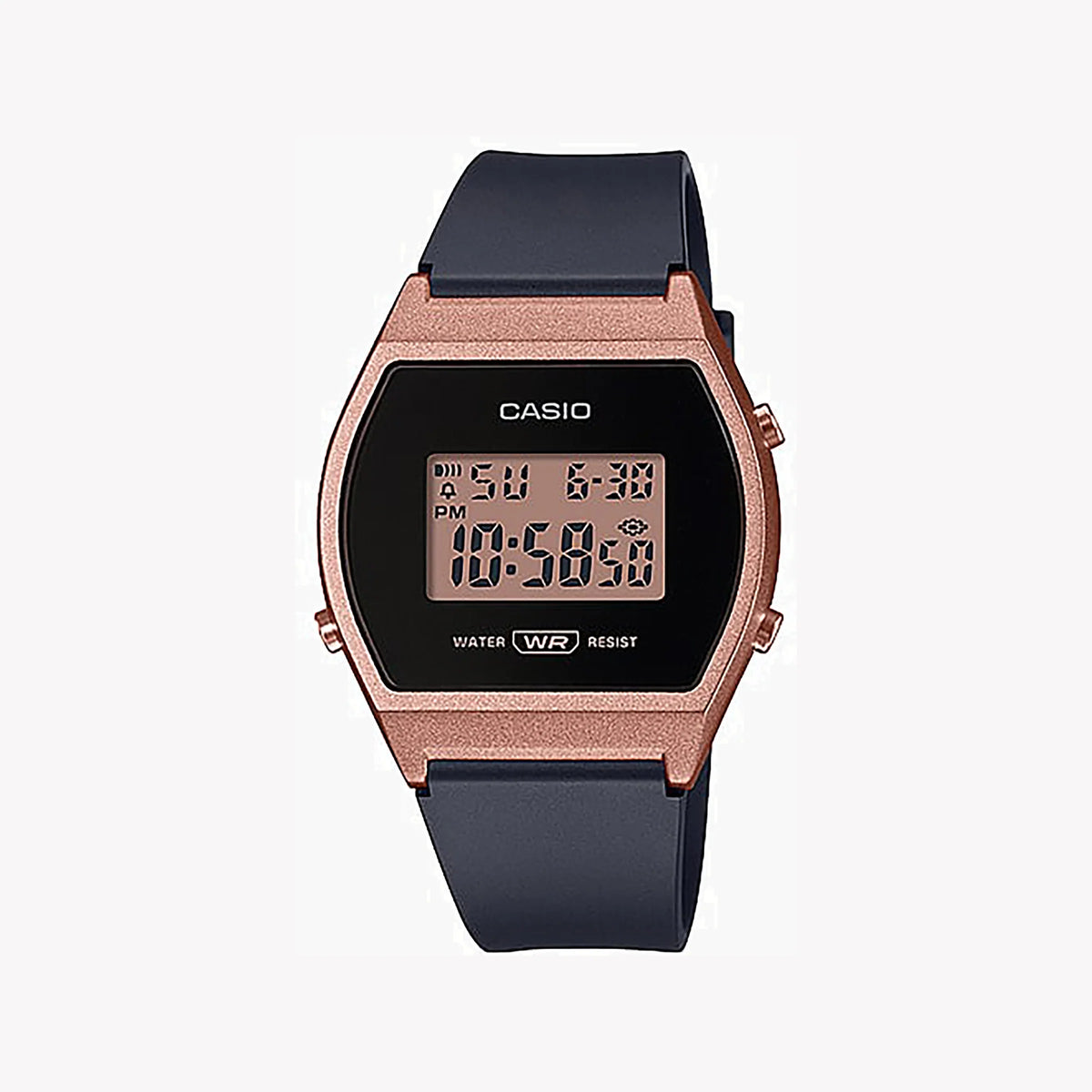 Casio Unisex Rose Gold & Gray Resin Watch | Lw-204-1adf by i-watch