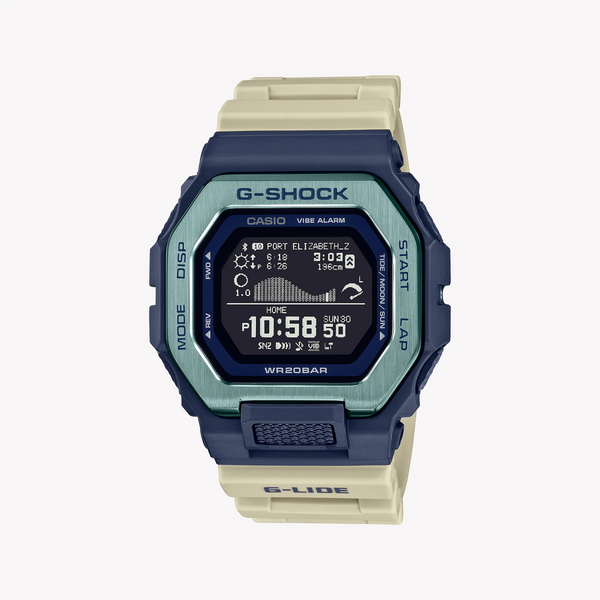 Gbx-100tt-2dr G-Shock - Adventure-Ready Men's Watch With Blue Case & White Band by i-watch