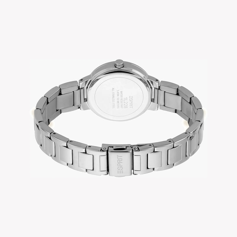 Esprit Women's Silver Stainless Steel Watch, White Dial | Es1l123m0015 by i-watch