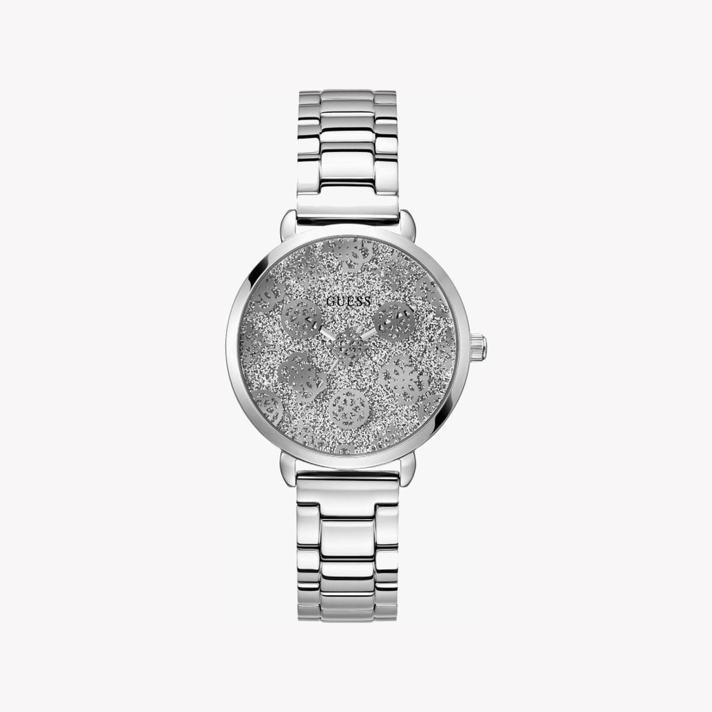 GUESS GW0670L1 - ELEGANT SILVER TIMEPIECE - Chic Women's Watch with Stainless Steel Band and Quartz Movement