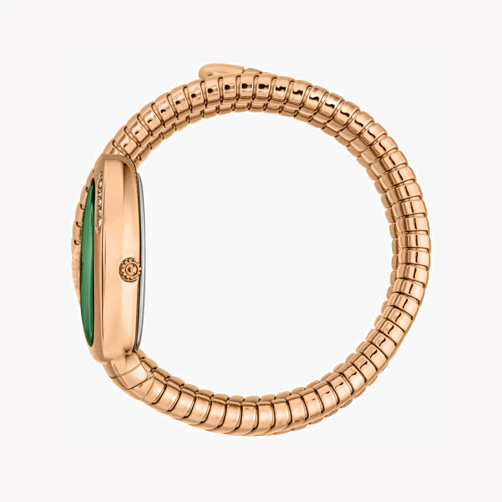 Just Cavalli Women's Rose Gold Stainless Steel Watch, Green Dial | Jc1l230m0055 by i-watch