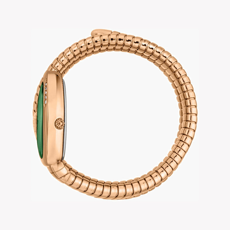 Just Cavalli Women's Rose Gold Stainless Steel Watch, Green Dial | Jc1l230m0055 by i-watch