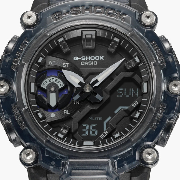 G-Shock Men's Black Resin Watch, Bold Design | Ga-2200skl-8adr by i-watch