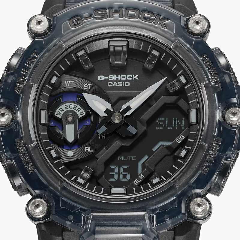 G-Shock Men's Black Resin Watch, Bold Design | Ga-2200skl-8adr by i-watch
