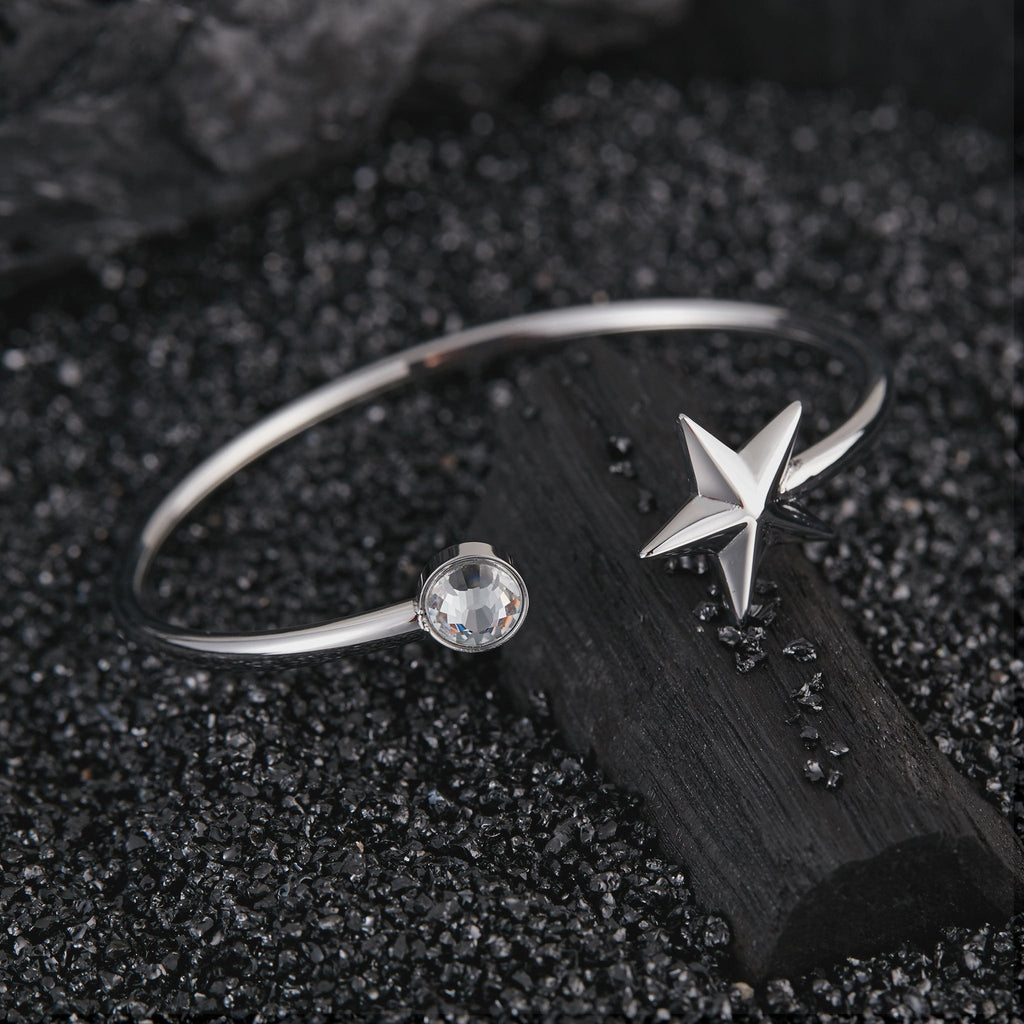 Zink Women's Silver Stainless Steel Bracelet | Zfbg002sc