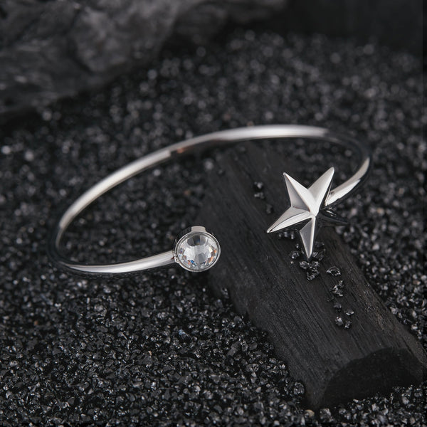 Zink Women's Silver Stainless Steel Bracelet | Zfbg002sc