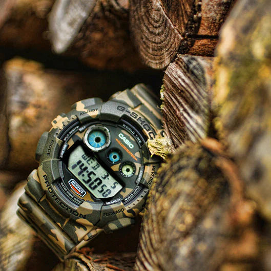 Casio G-Shock Gd-120cm-5d Rugged Elegance - Men's Adventure Timepiece In Brown Resin by i-watch