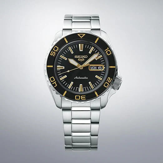 Bold Precision Men's Stainless Steel Watch, Black Dial | Srpk99k1 by i-watch