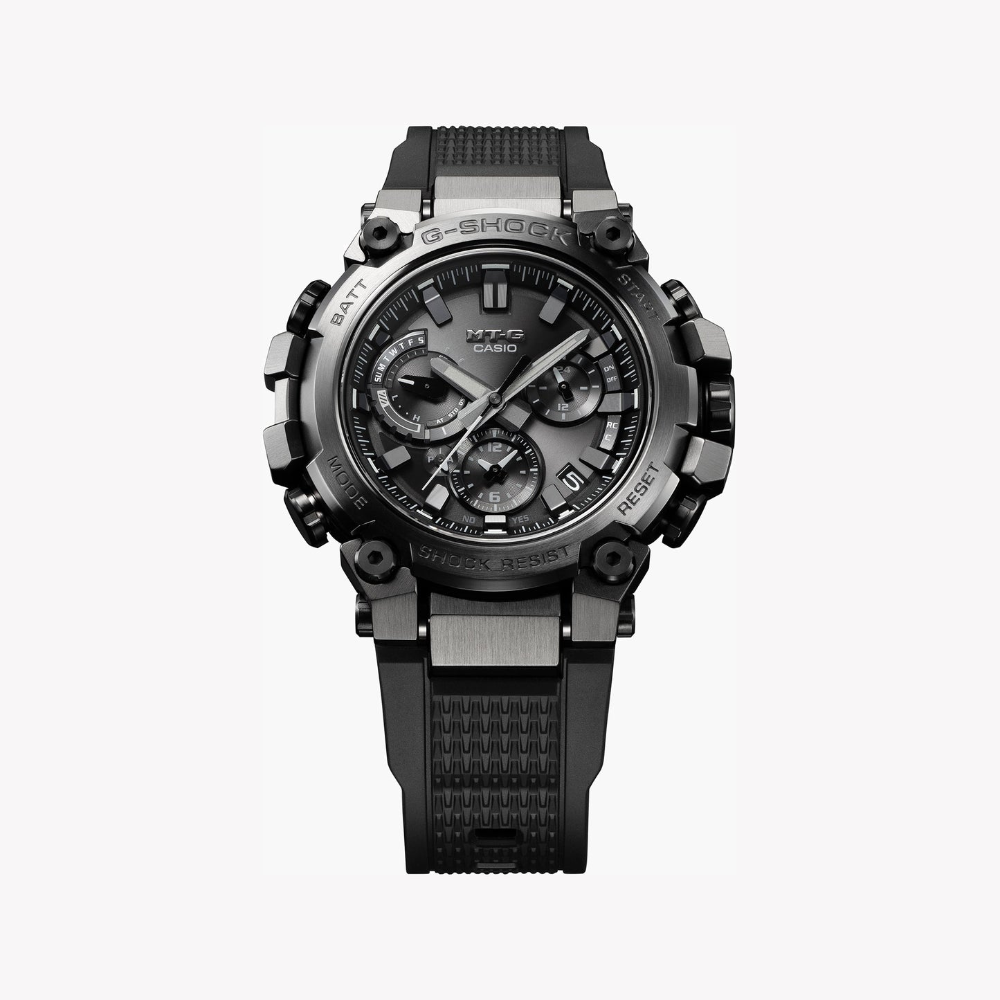 CASIO G-SHOCK MTG-B3000B-1A MASTER OF G METAL TWISTED-G BLACK -SOLAR POWERED Men's Watch