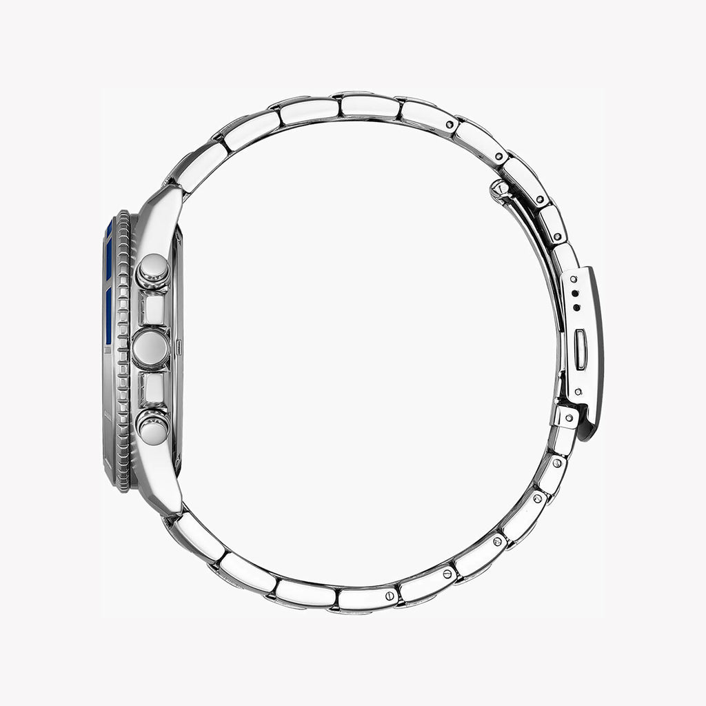 CITIZEN AN8201-57L - UNMATCHED PRECISION MEN'S CHRONOGRAPH WATCH IN SLEEK SILVER & BLUE-i-Watch-3