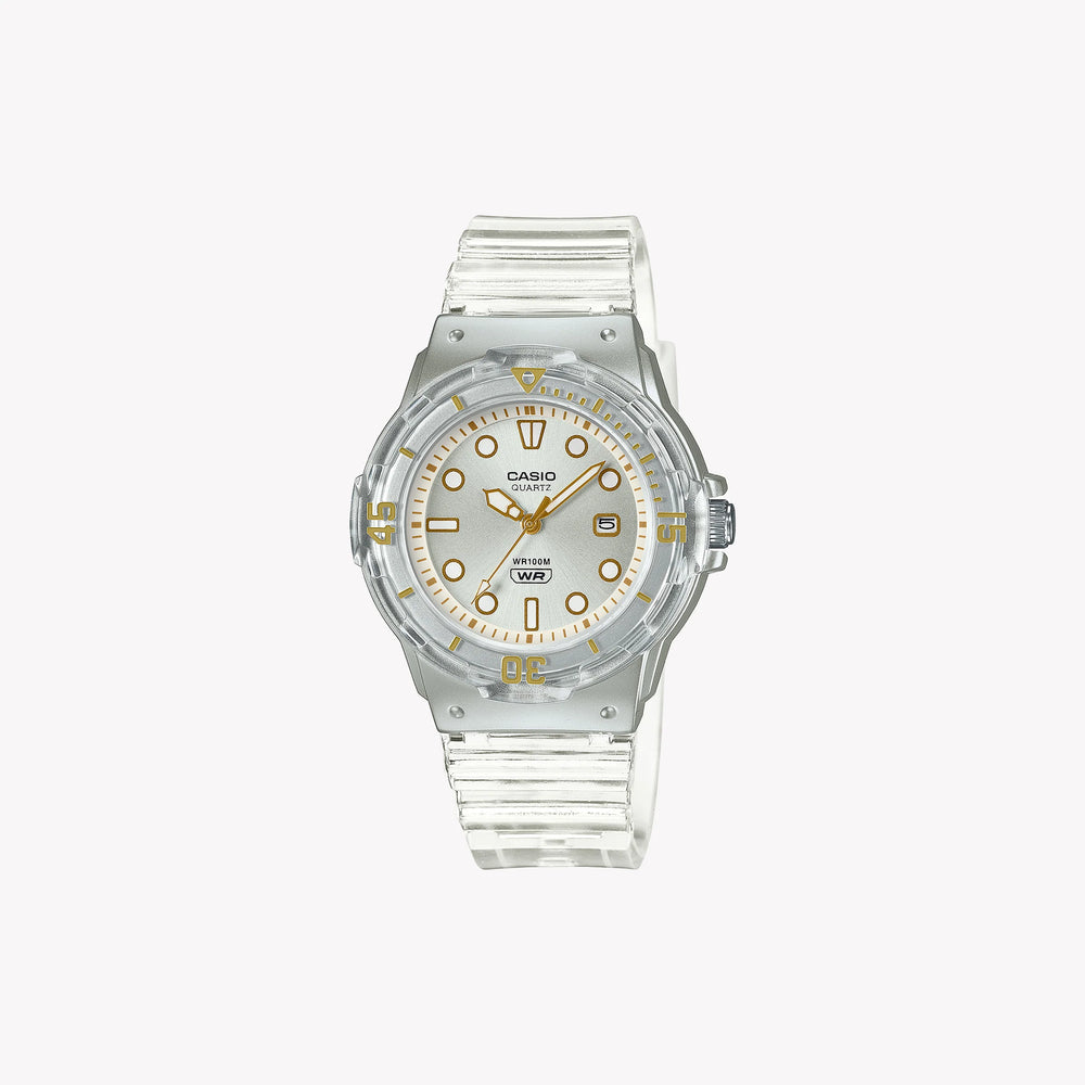 Casio Unisex White Resin Watch, Silver Dial | Lrw-200hs-7ev by i-watch