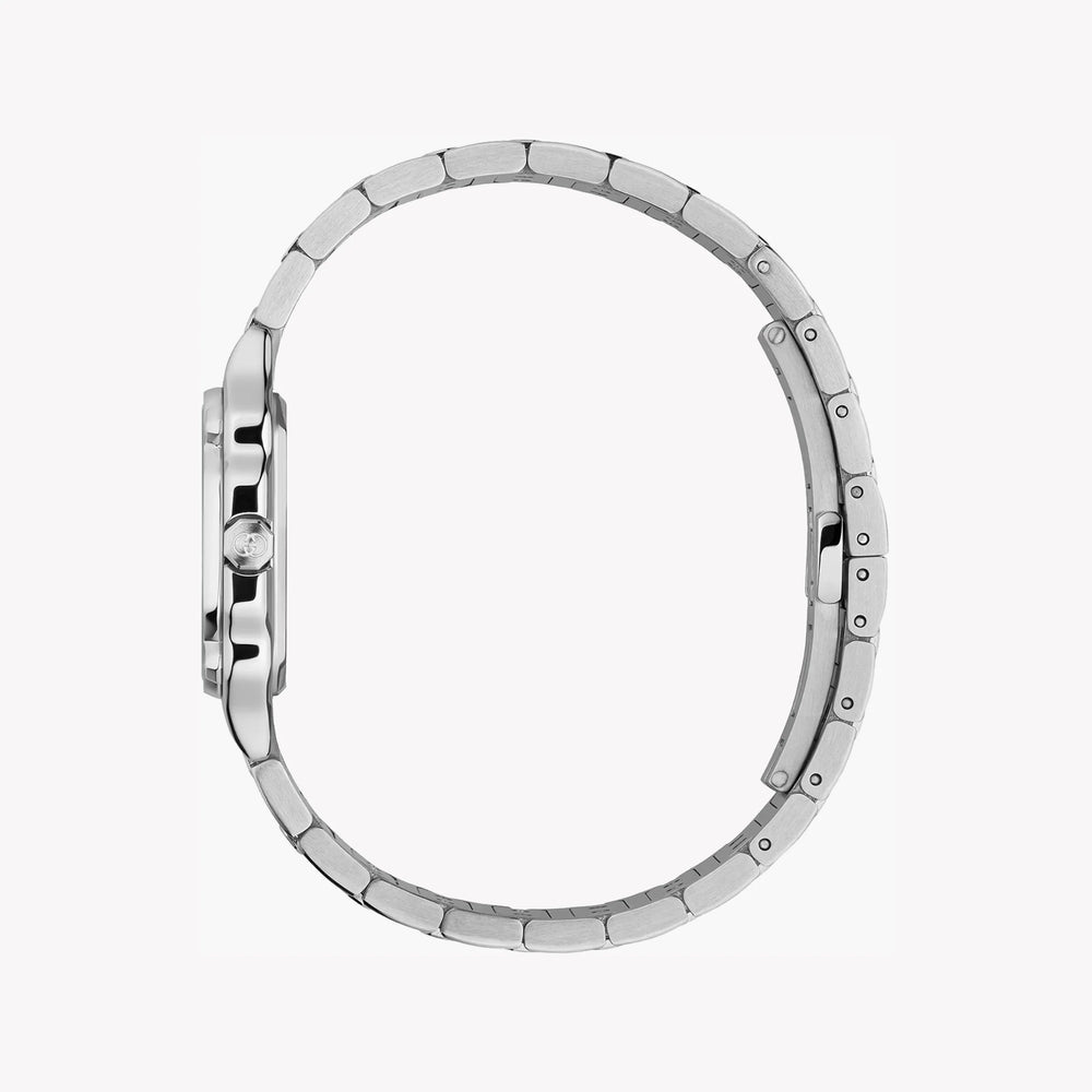 Gucci Women's Silver Stainless Steel, Pink Dial | Ya166501 by i-watch