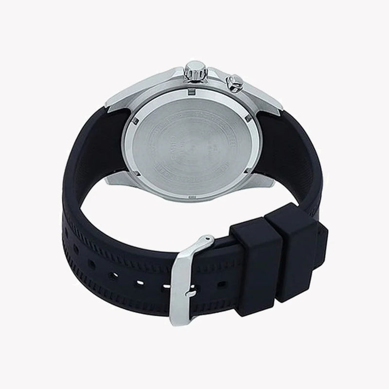 Casio Mtp-E204-1avdf Adventure Ready - Rugged Elegance Men's Watch With Black Dial And Silver Case by i-watch