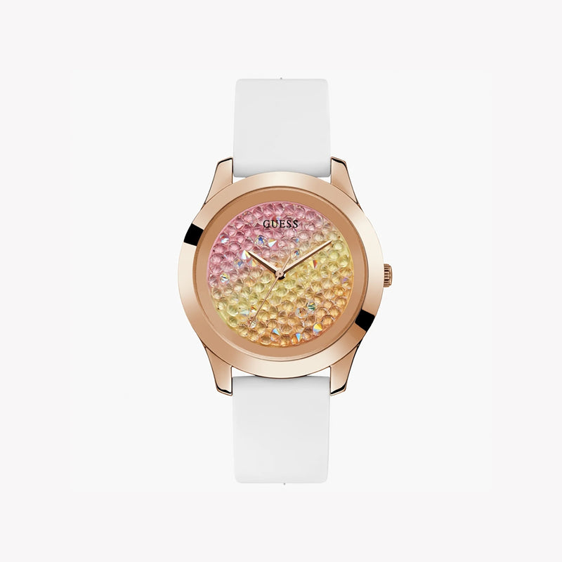 Guess Women's Rose Gold Watch, Multicolor Dial | W1223l3 by i-watch