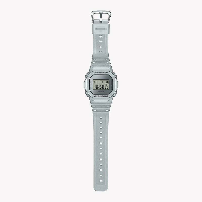 G-Shock Men's Silver Resin Watch, Digital Display | Dw-5600ff-8dr by i-watch