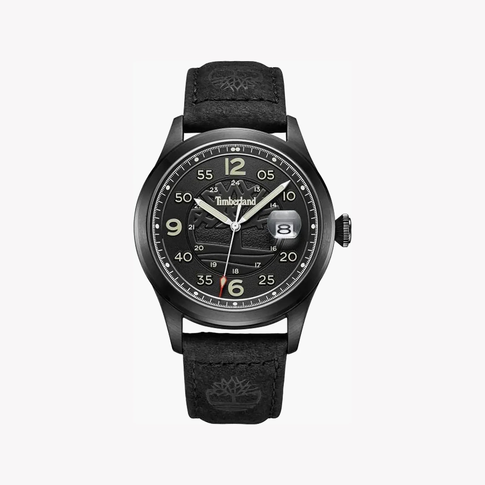 Timberland Men's Black Leather Watch, Stainless Steel Case | Tdwgb2237501 by i-watch